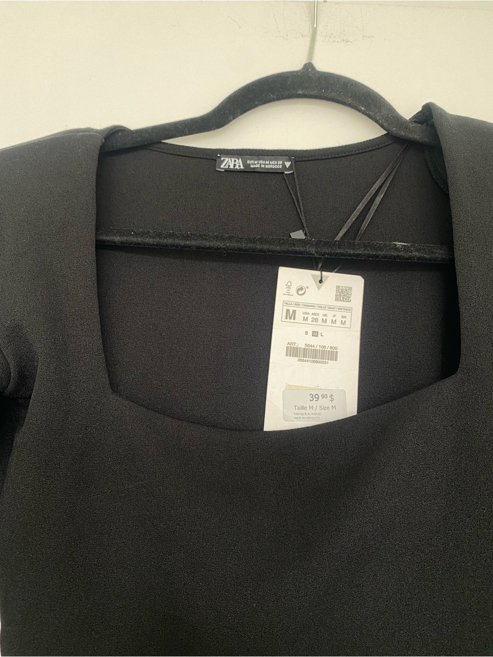 🛍️NWT ZARA SHOULDER PAD TOP - Picture 4 of 4